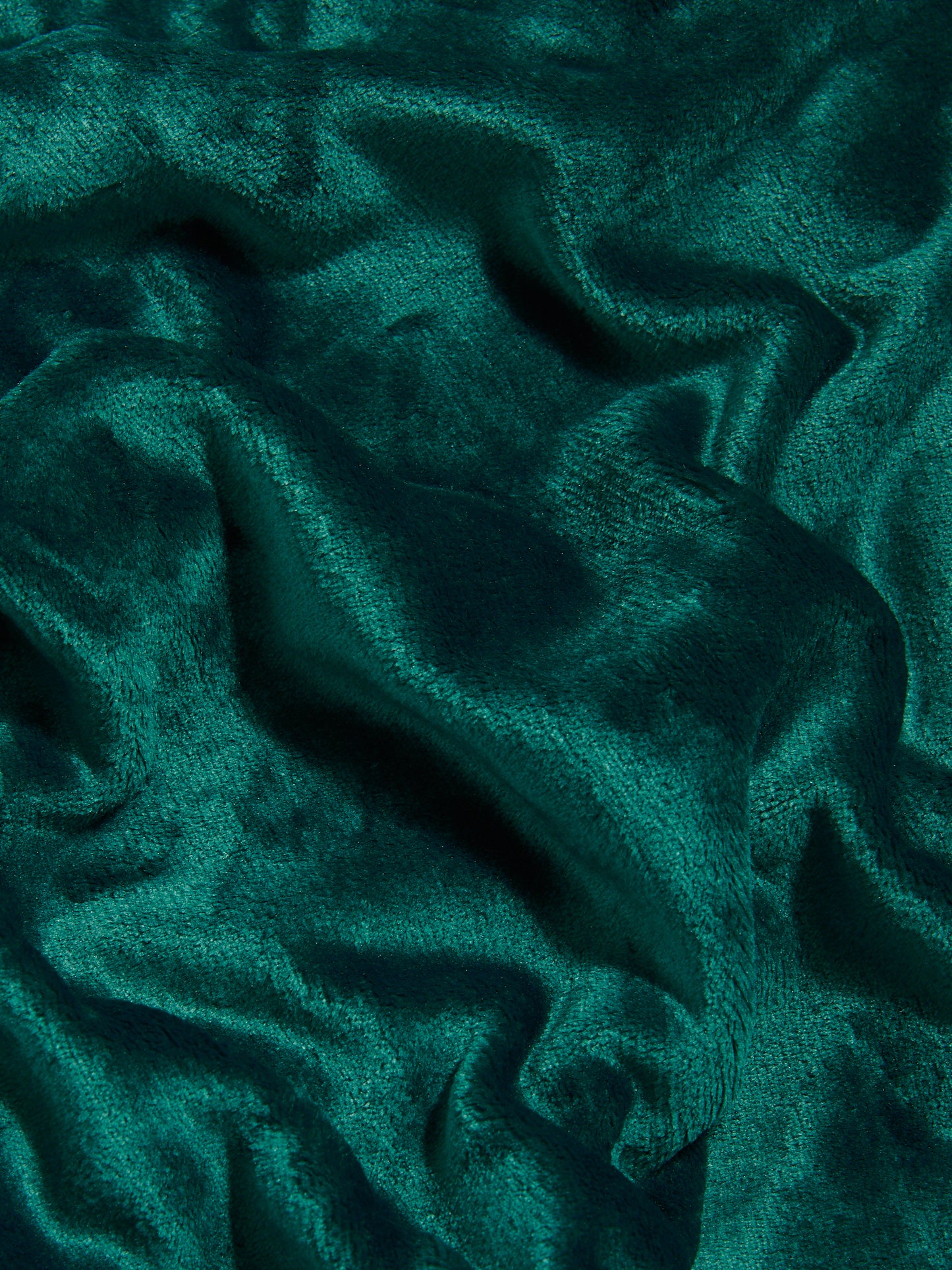 Premium Plush Fleece Throw Teal Green