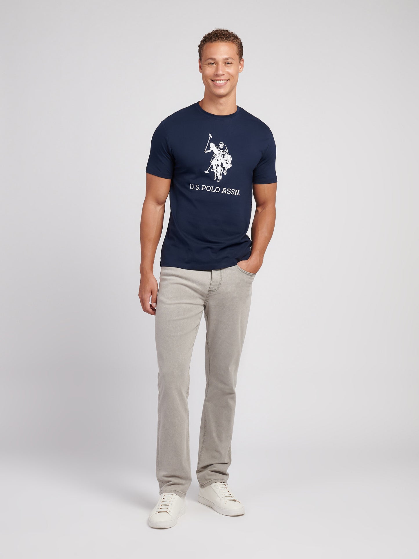 Mens Rider T-Shirt in Navy Blue