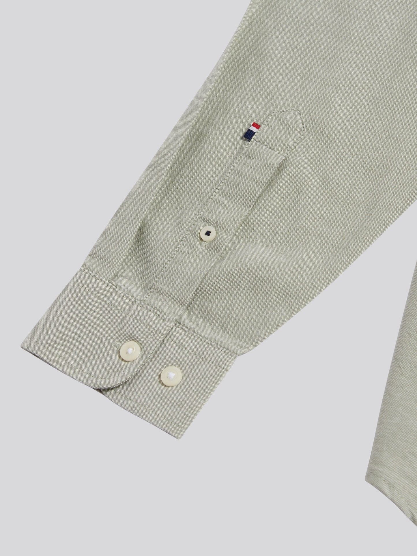 Mens Peached Oxford Shirt in Sea Spray