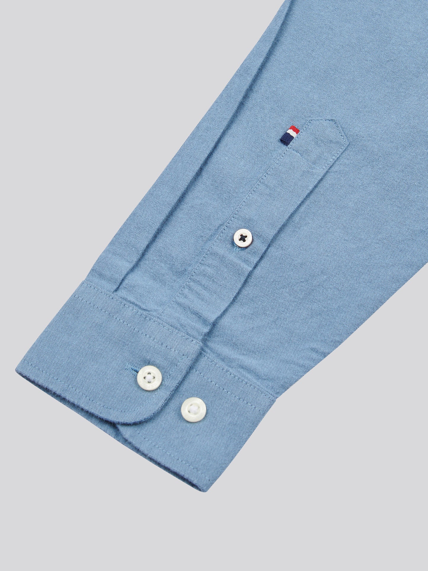 Mens Peached Oxford Shirt in Vintage Indigo
