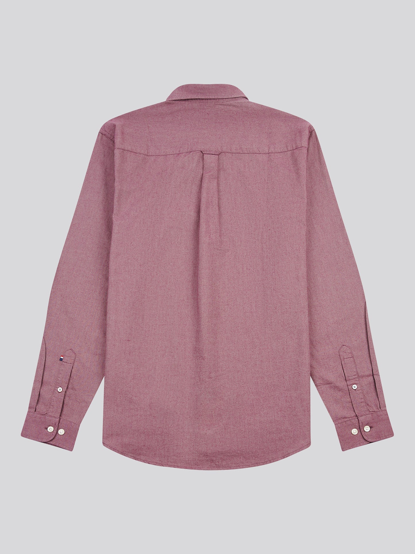Mens Peached Oxford Shirt in Grape Wine