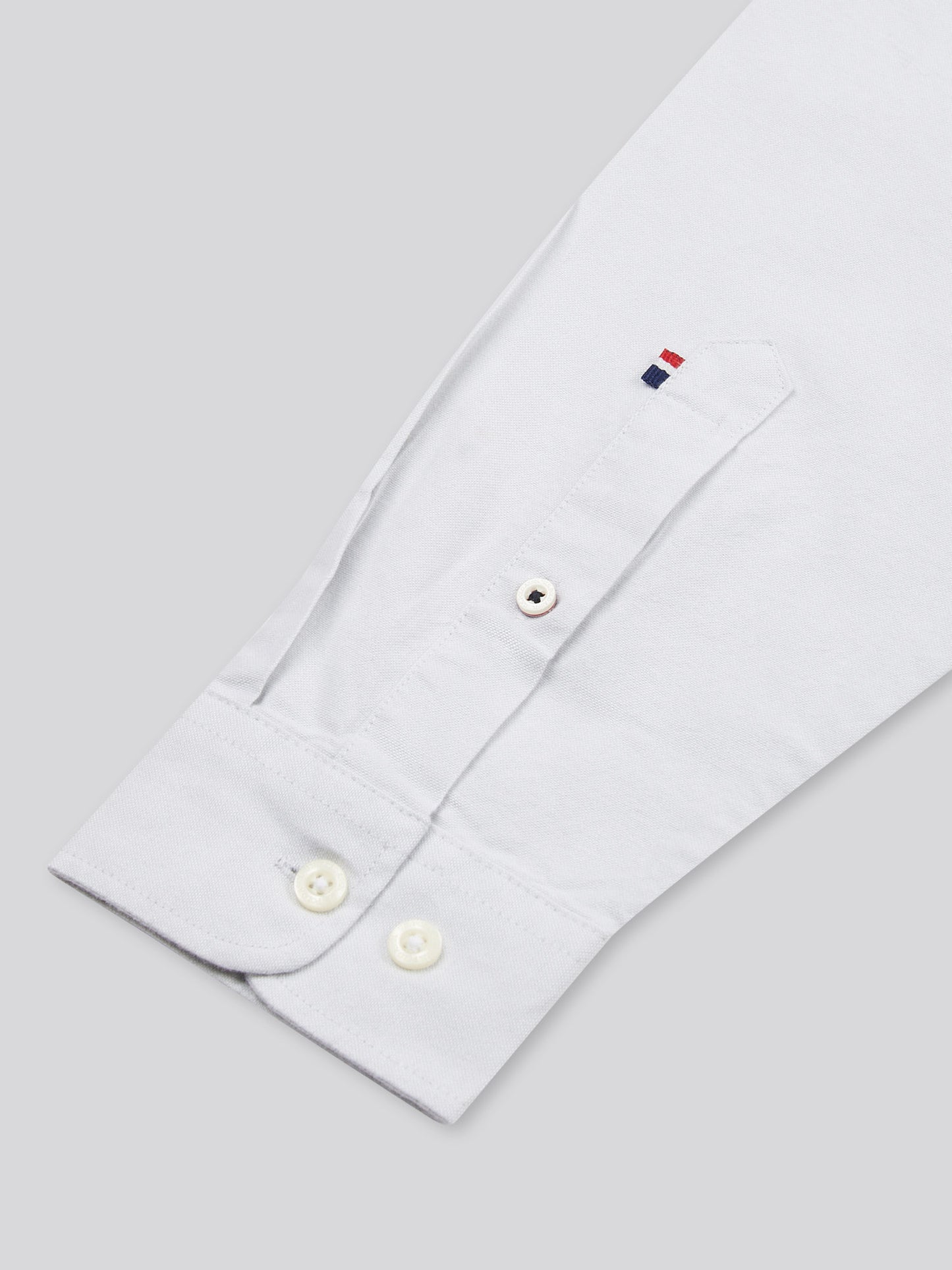 Mens Peached Oxford Shirt in Oyster Mushroom