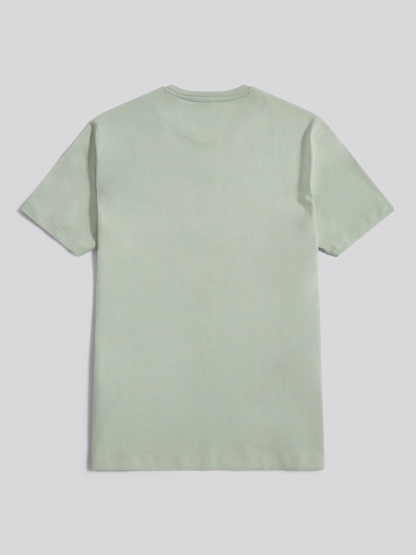 Mens Signature Arch Print T-Shirt in Iceberg Green