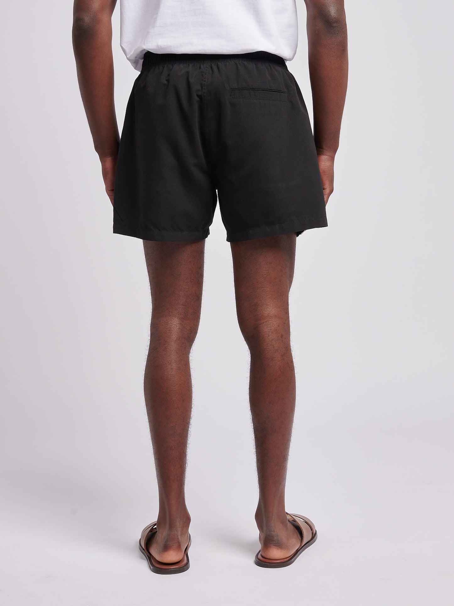 Mens Core Swim Short in Black Bright White DHM