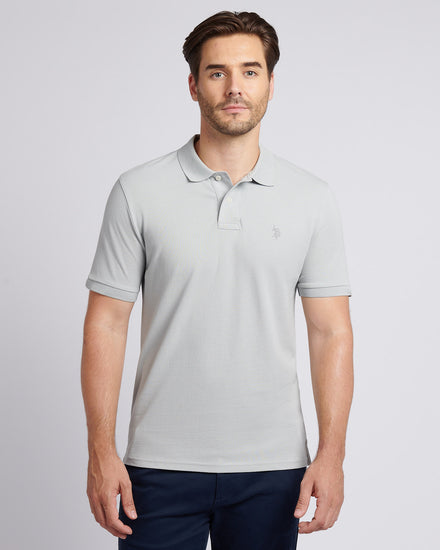 Mens Double Horsemen Polo Shirt in High Rise