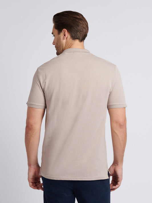 Mens Double Horsemen Polo Shirt in Atmosphere