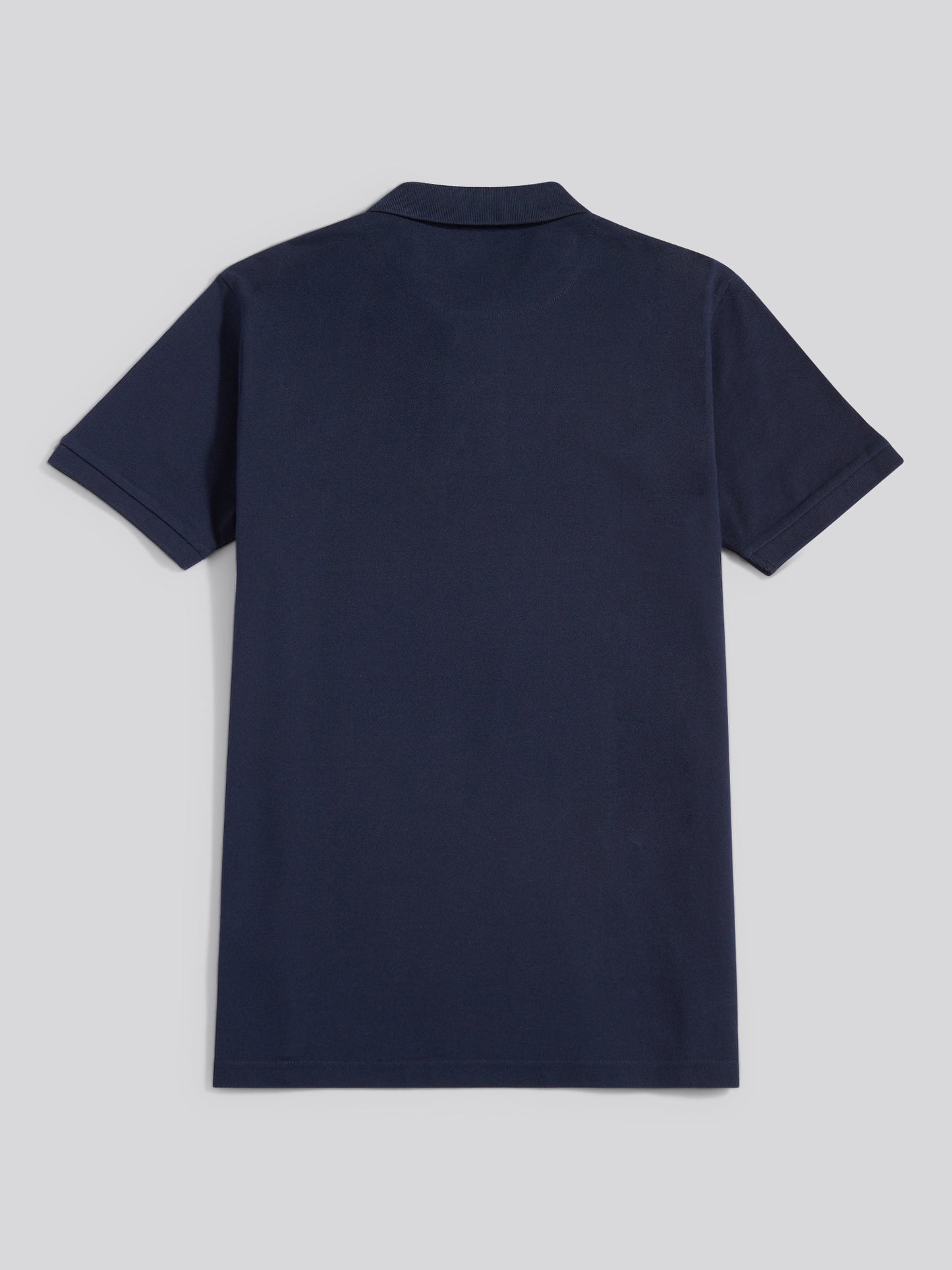 Mens Double Horsemen Polo Shirt in Dark Sapphire Navy / Haute Red DHM