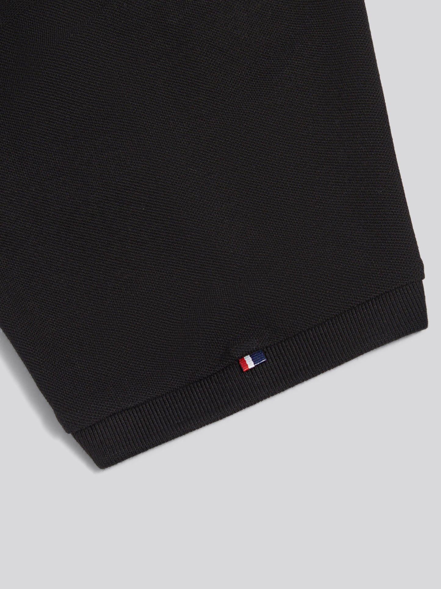 Mens Double Horsemen Polo Shirt in Black Bright White DHM