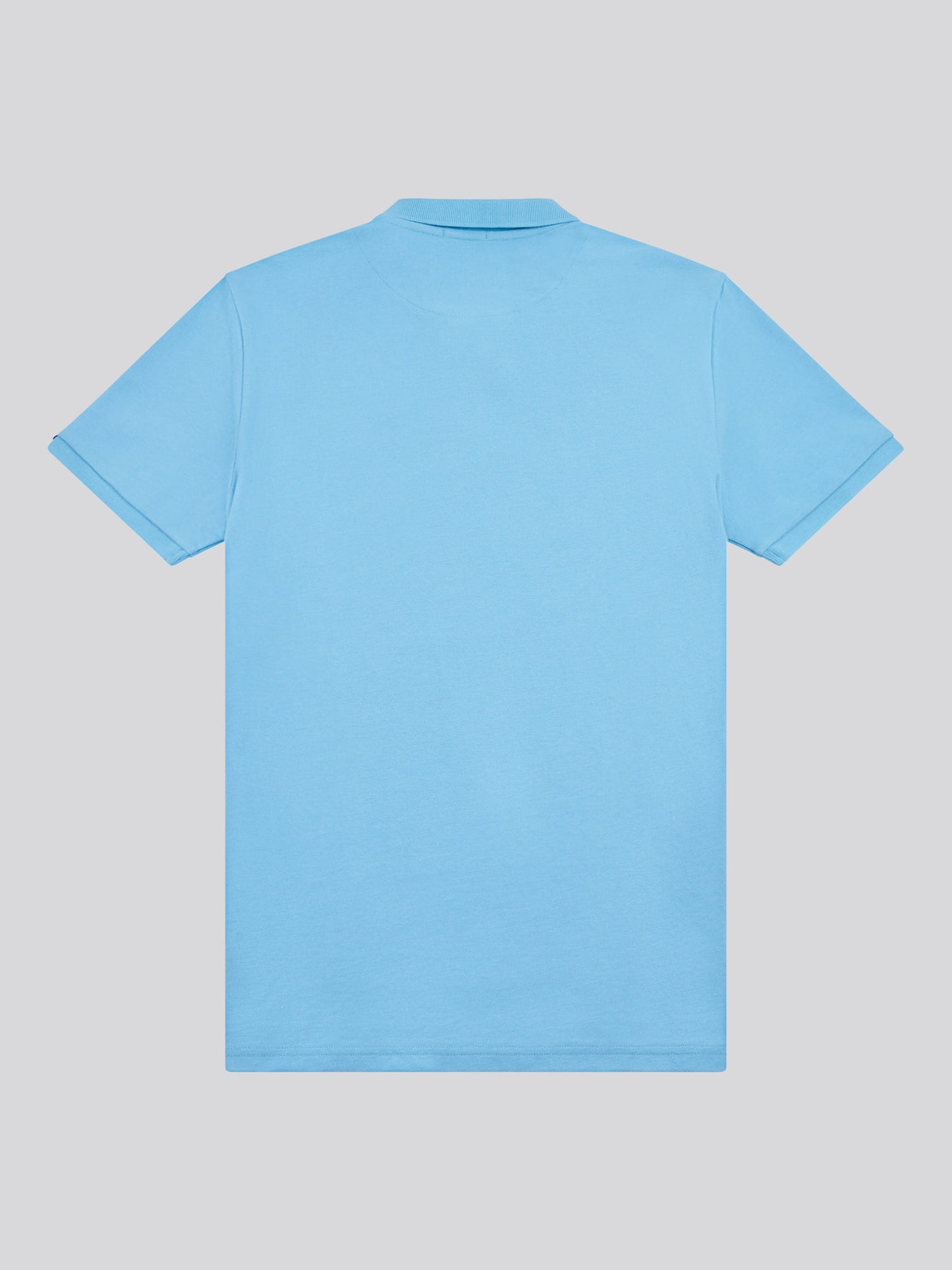 Mens Double Horsemen Polo Shirt in Heritage Blue