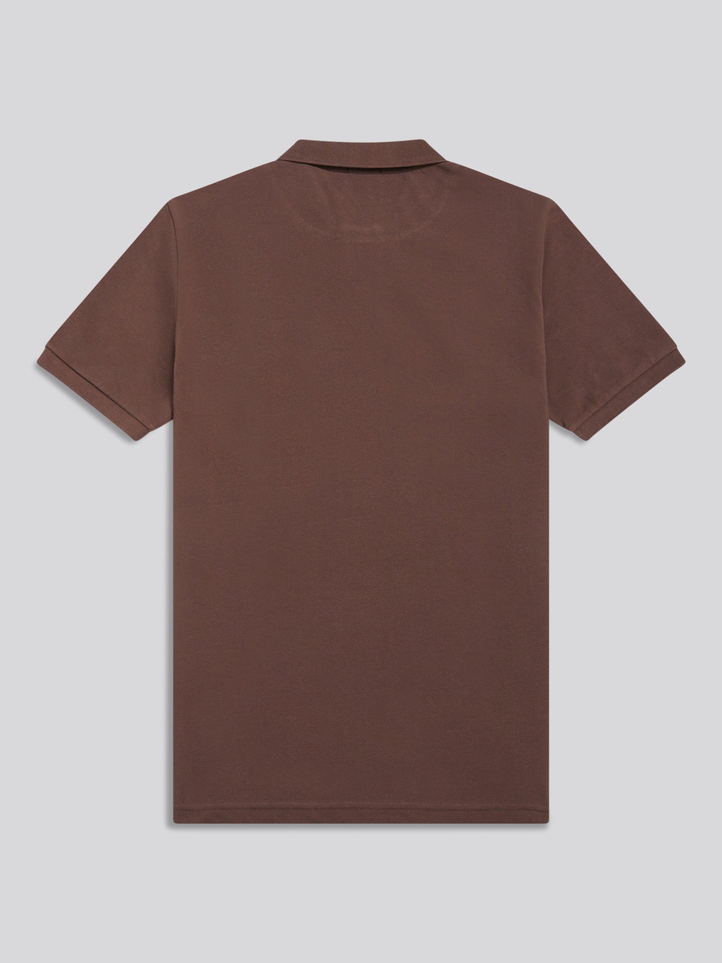 Mens Double Horsemen Polo Shirt in Chocolate Martini