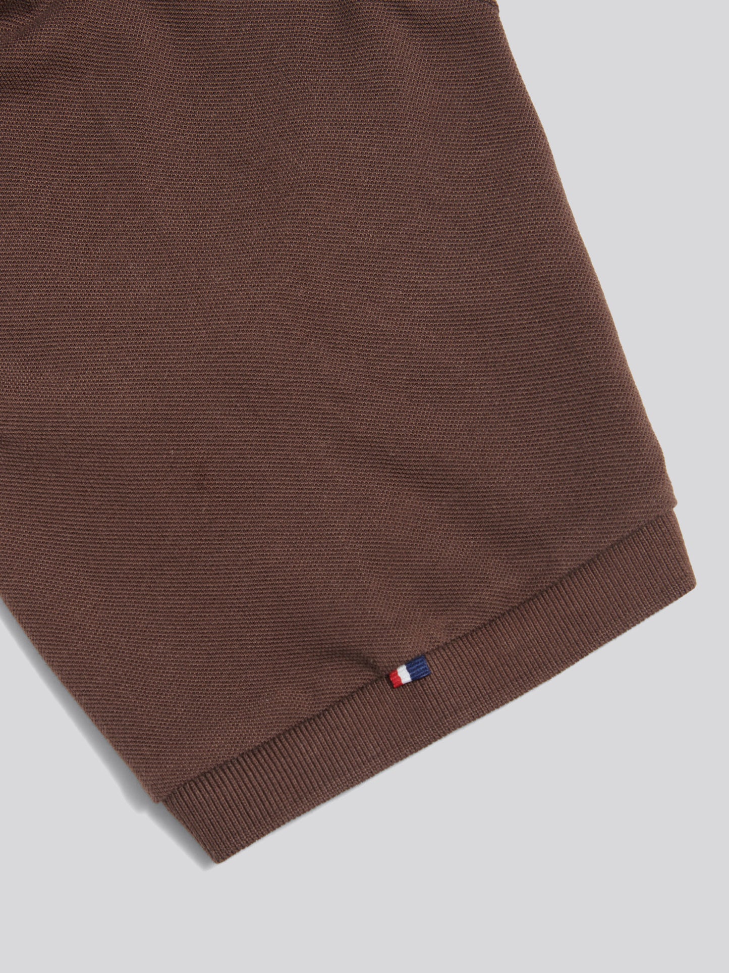 Mens Double Horsemen Polo Shirt in Chocolate Martini