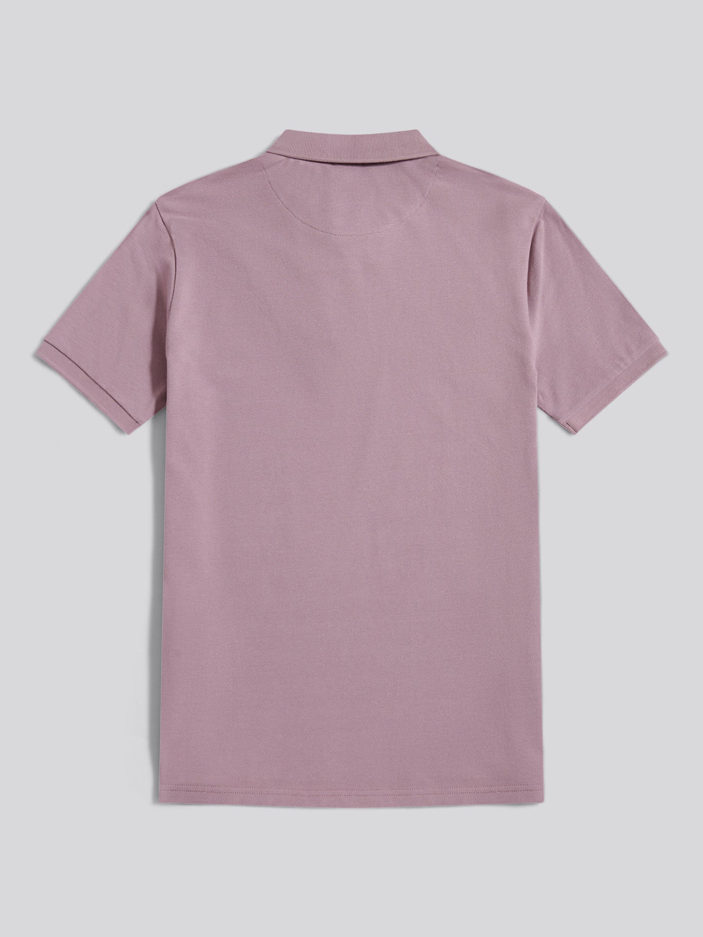 Mens Double Horsemen Polo Shirt in Elderberry