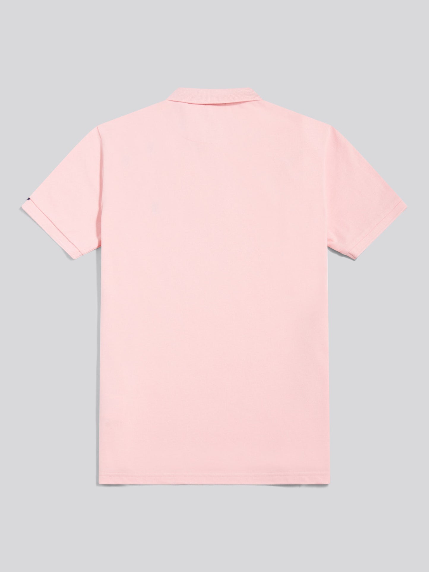 Mens Double Horsemen Polo Shirt in Tickled Pink