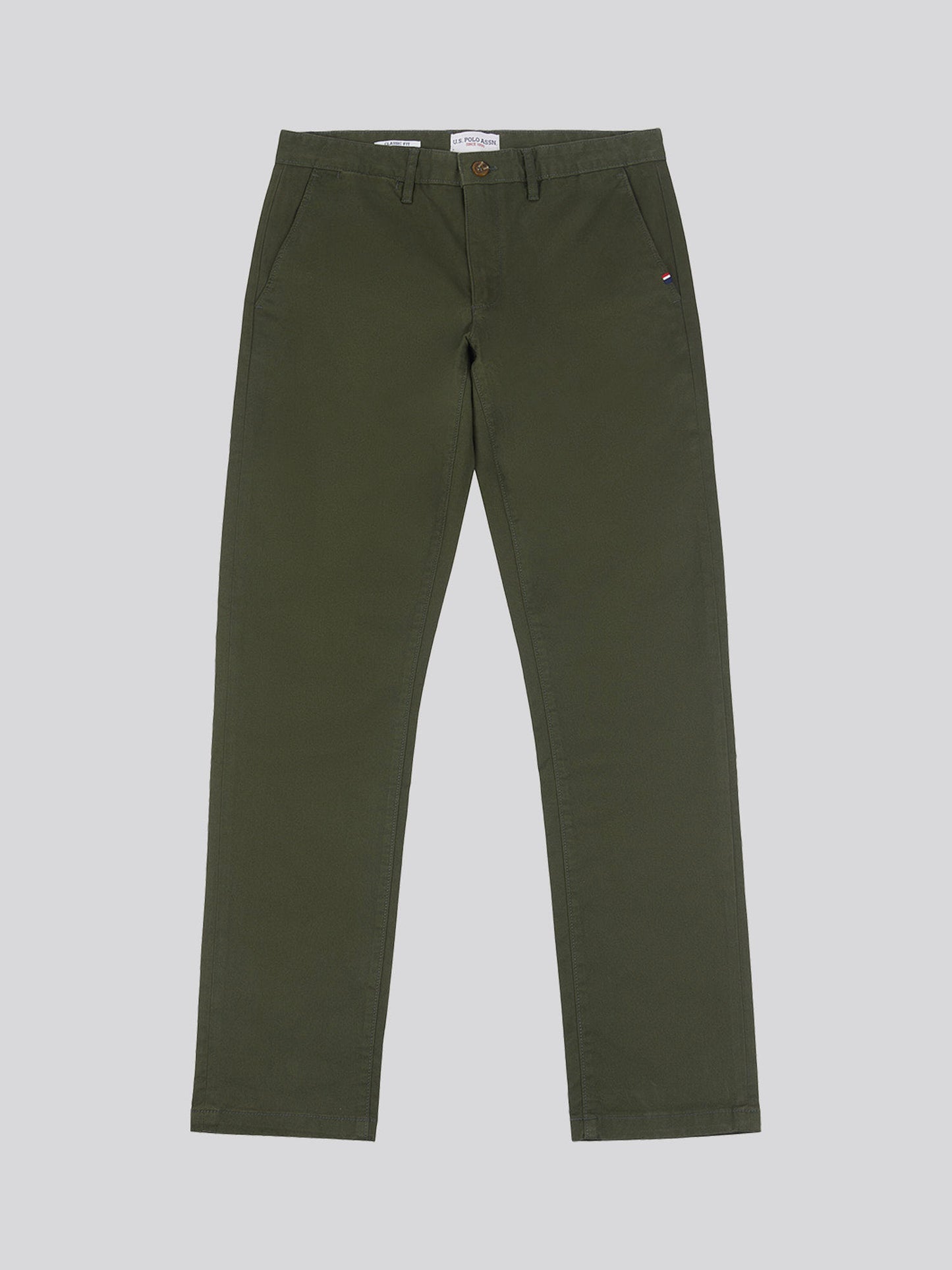 Mens Classic Chinos in Forest Night