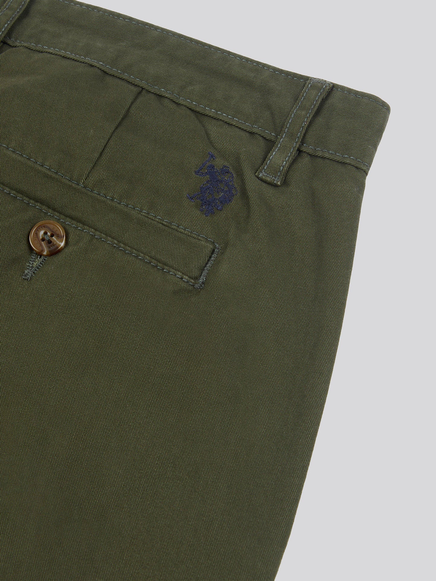 Mens Classic Chinos in Forest Night