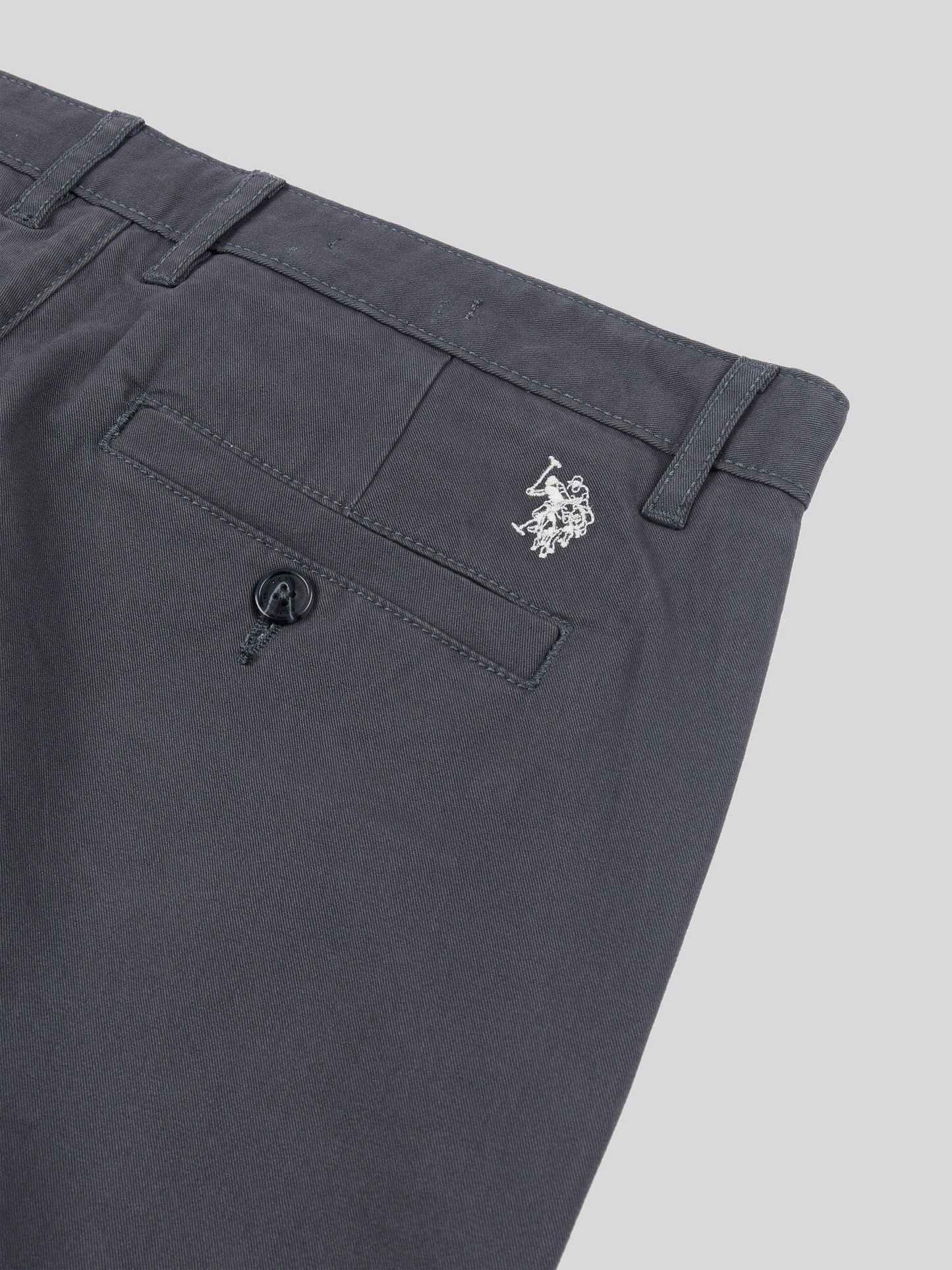 Mens Classic Chinos in Dark Sapphire Navy / Haute Red DHM