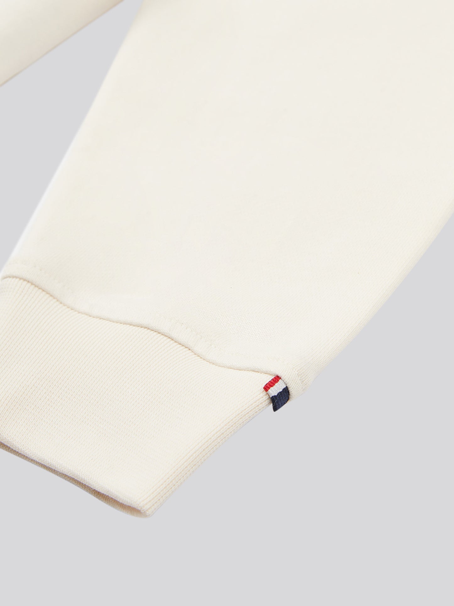 Mens 1/4 Zip Sweatshirt in Whisper White