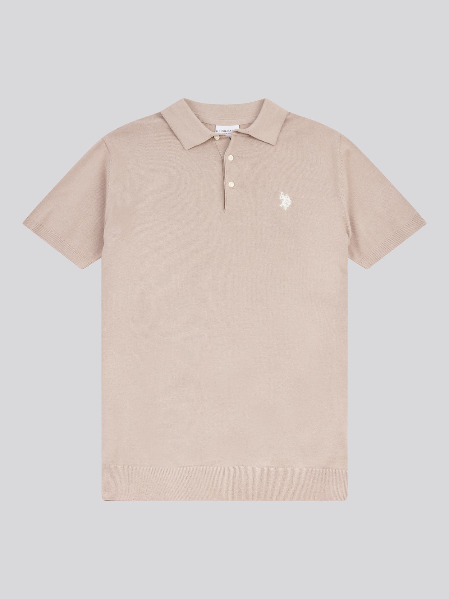 Mens Combed Cotton Polo Shirt in Atmosphere