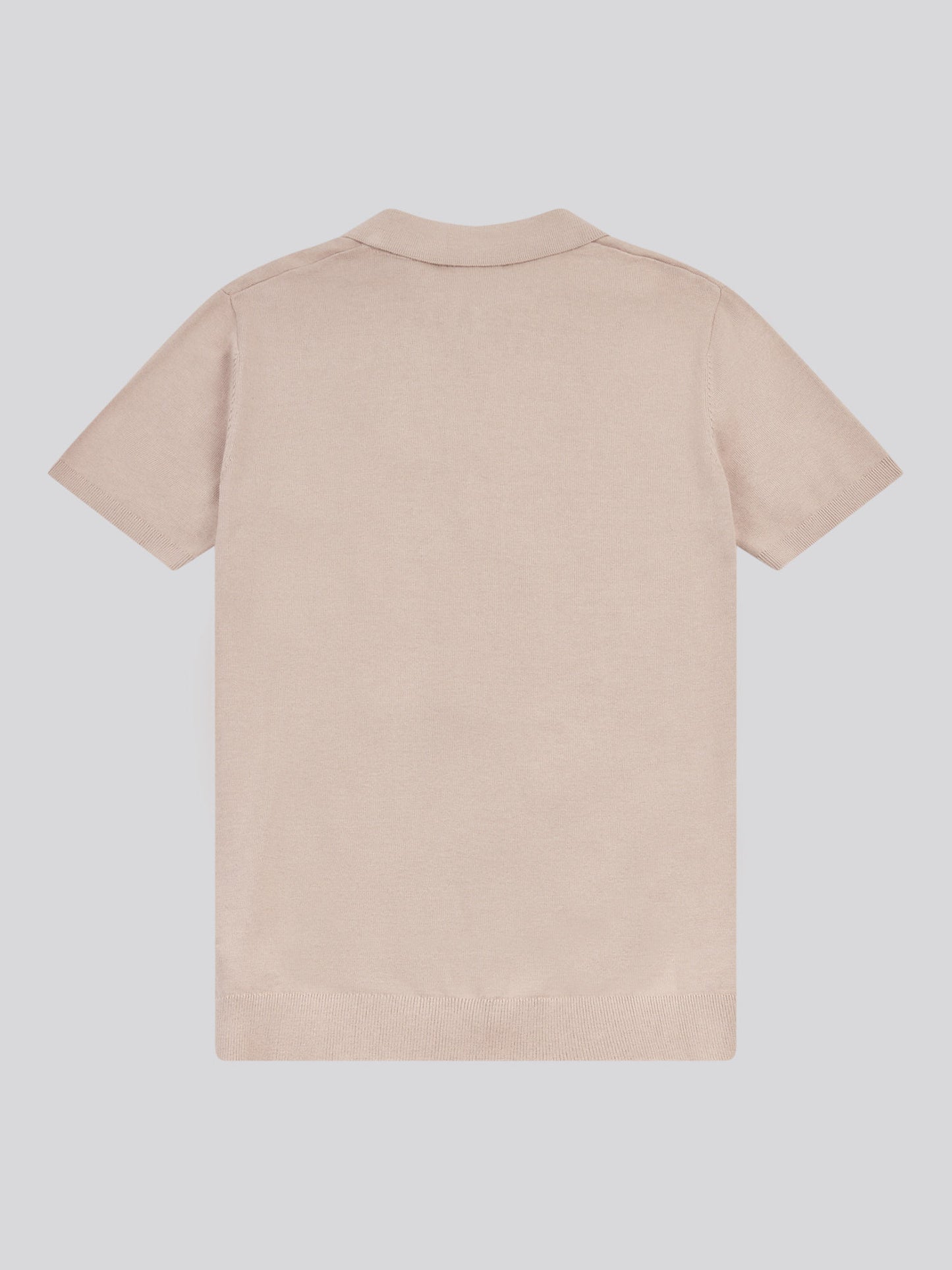 Mens Combed Cotton Polo Shirt in Atmosphere