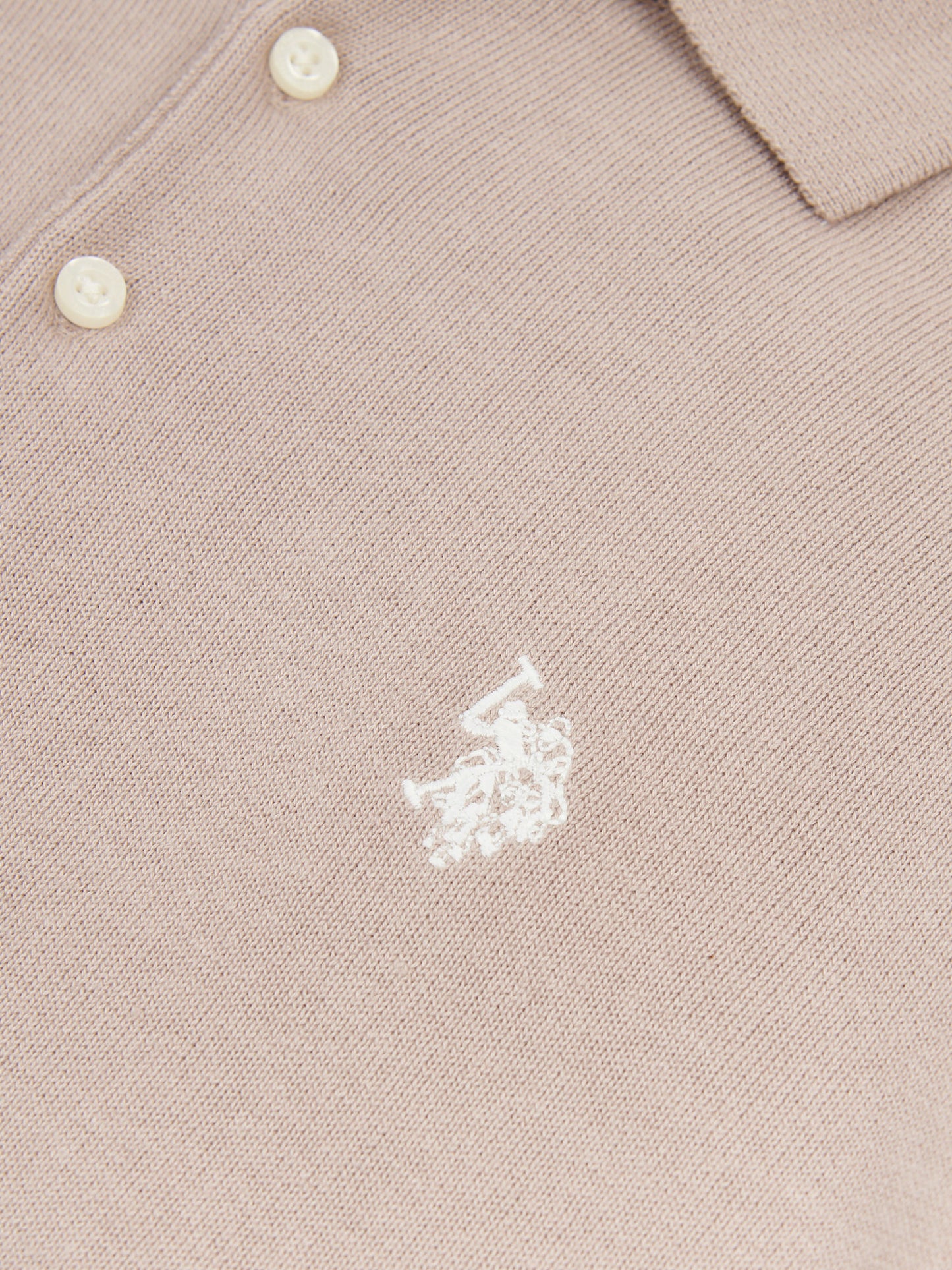 Mens Combed Cotton Polo Shirt in Atmosphere