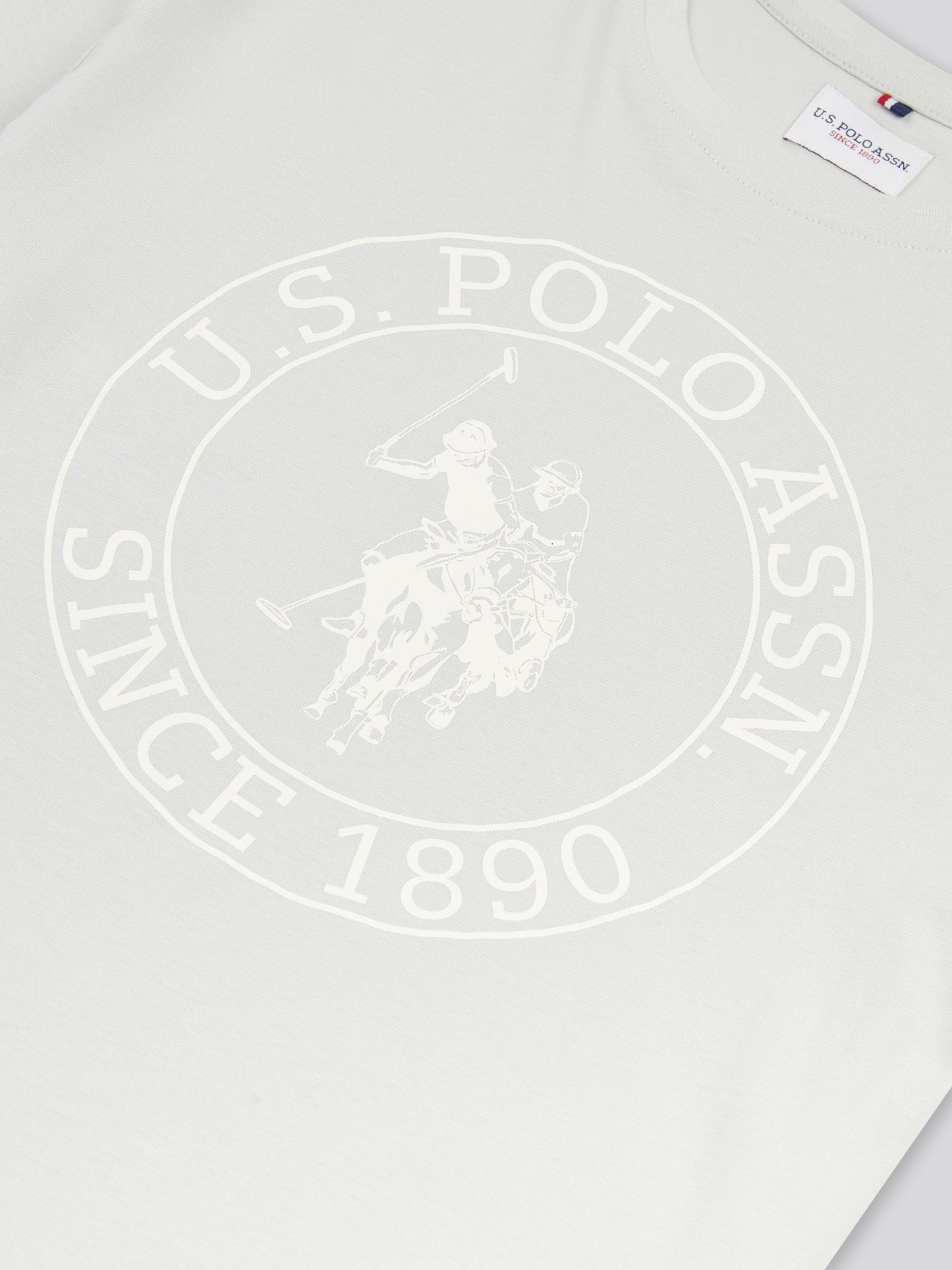 Mens Circle Print T-Shirt in Northern Droplet