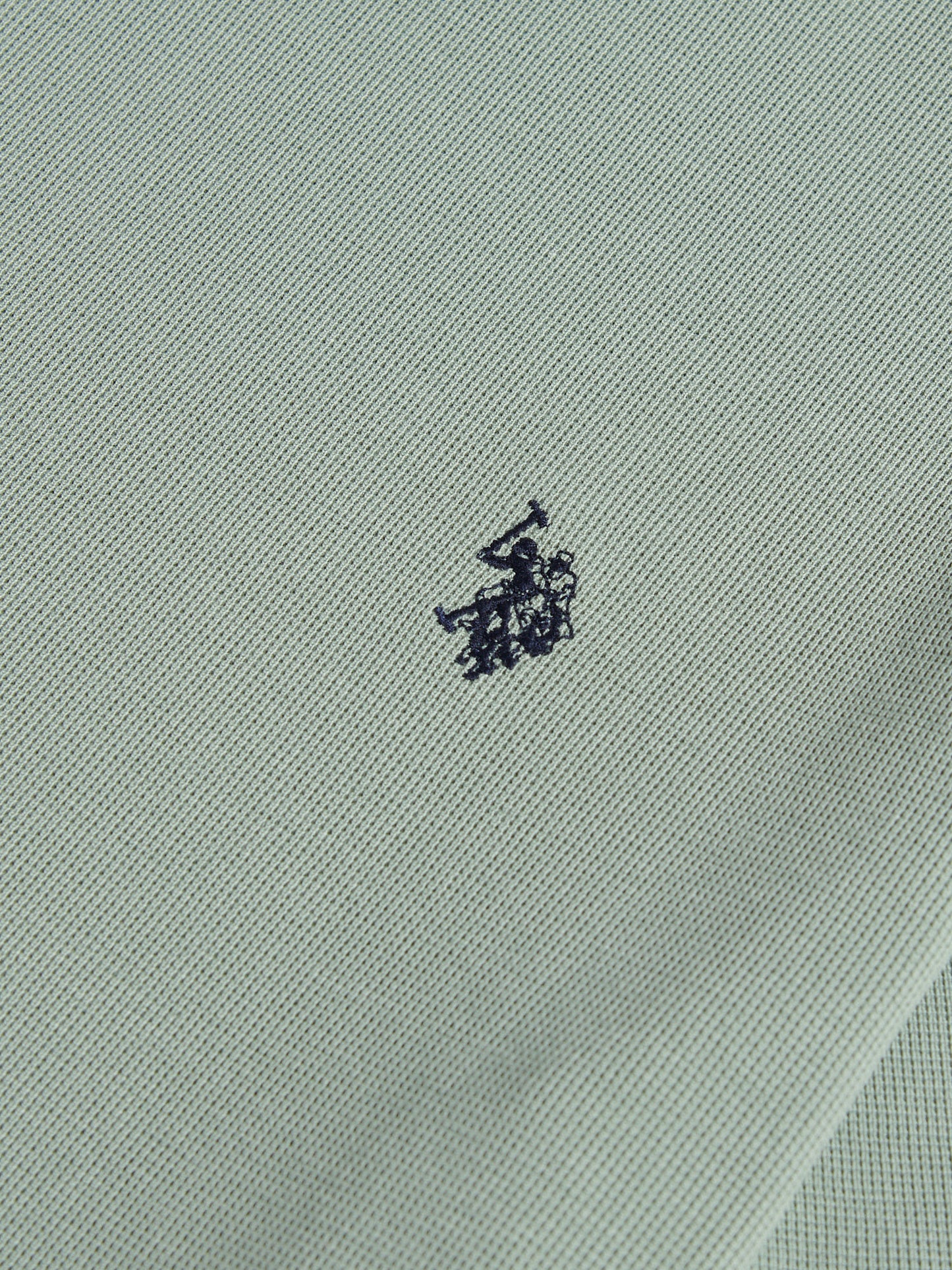 Mens Knit Texture Jersey T-Shirt in Iceberg Green