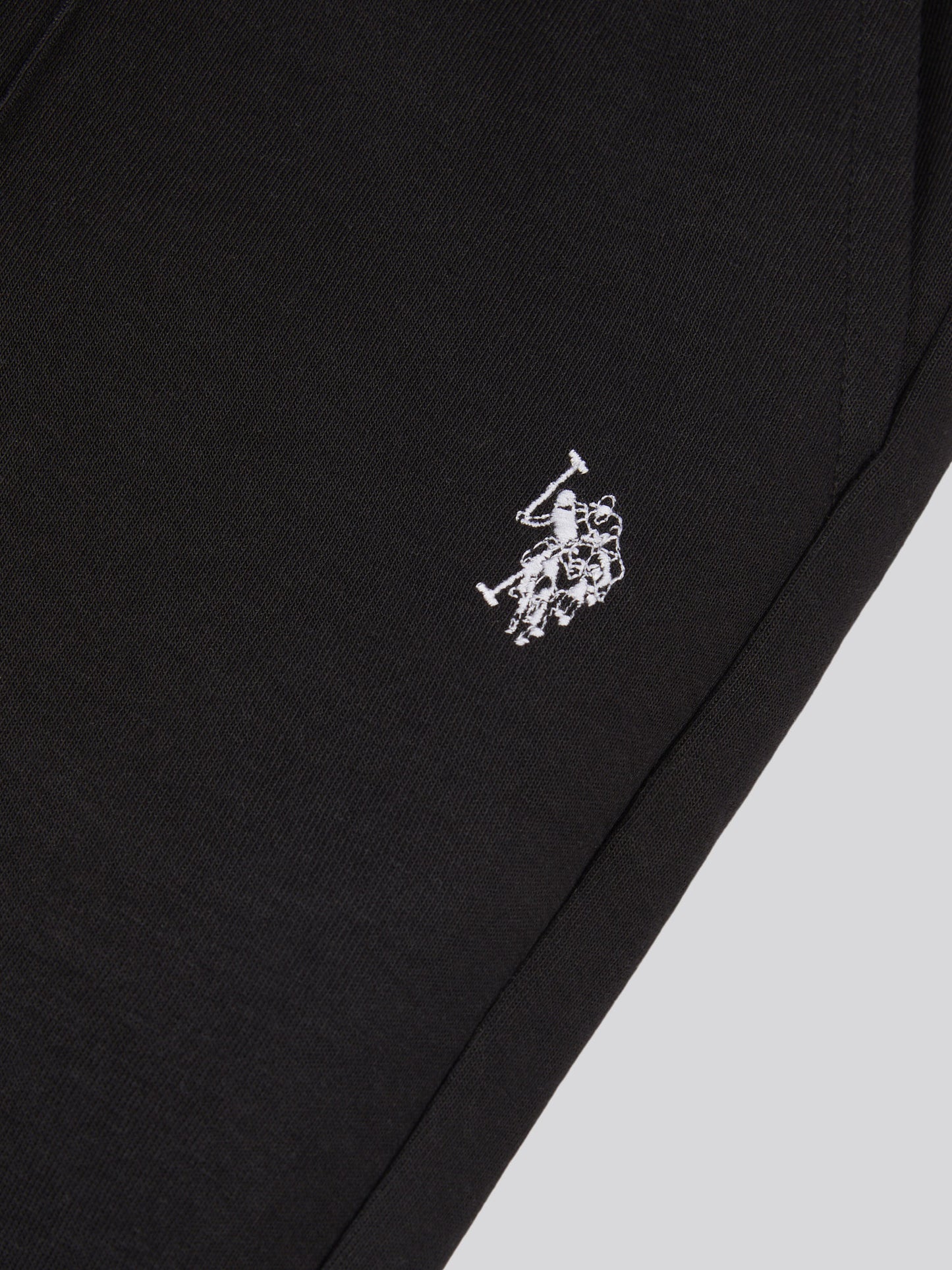 Mens Smart Interlock Jogger in Black Bright White DHM