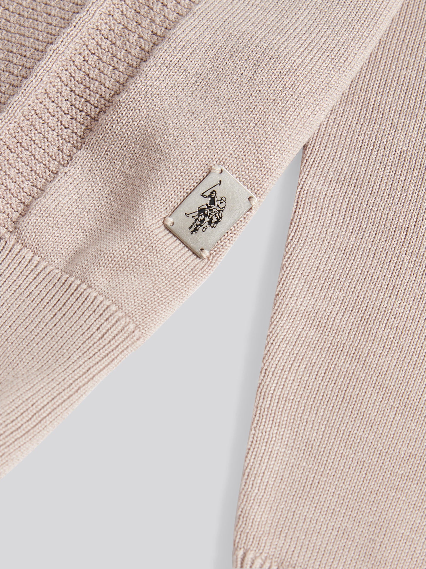 Mens Signature Smart Texture Polo Shirt in Atmosphere