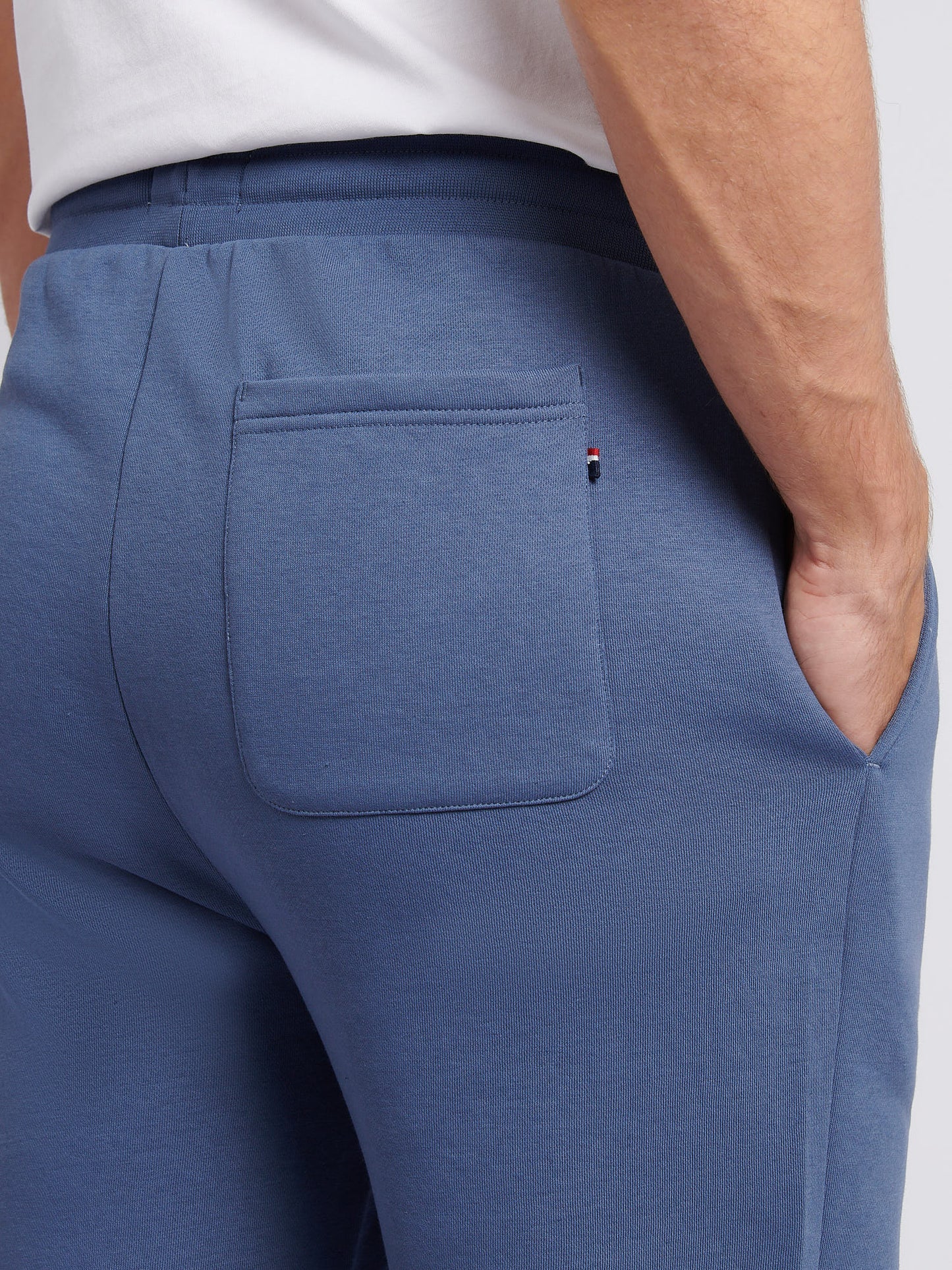 Mens Double Horsemen Straight Leg Jogger in Vintage Indigo