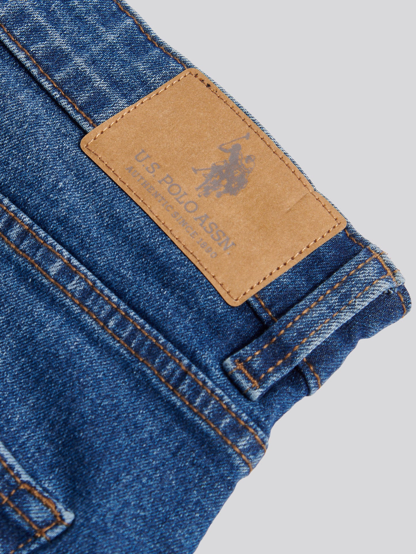 5 Pocket Denim Short Dark Wash