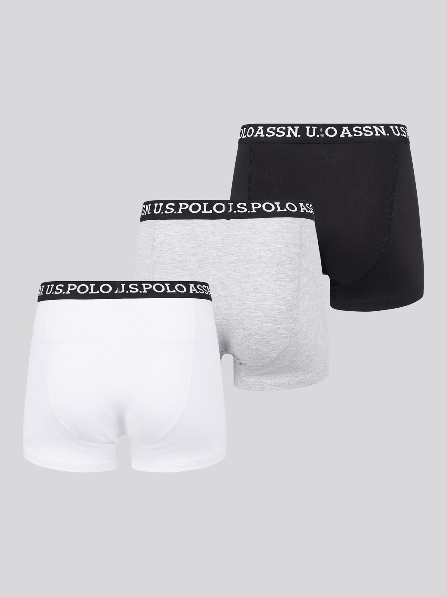 Mens 3 Pack Multi Trunk in Black