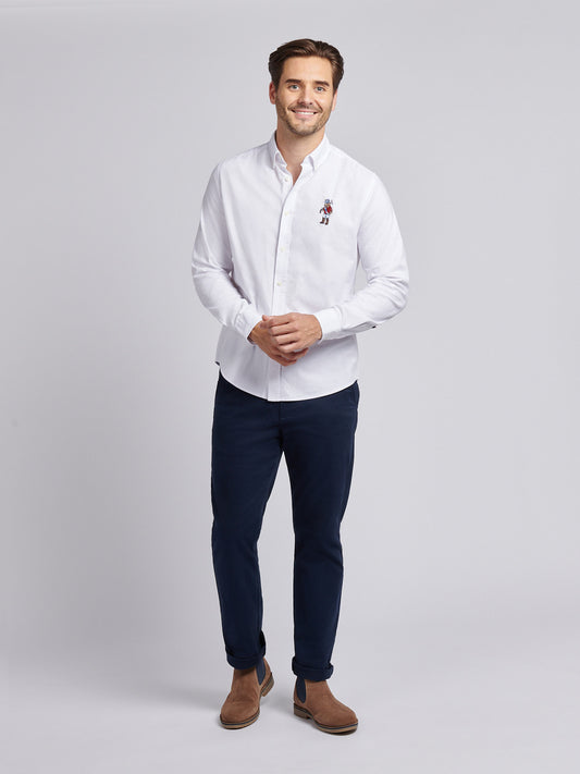 Mens Chuck Oxford Shirt in Bright White