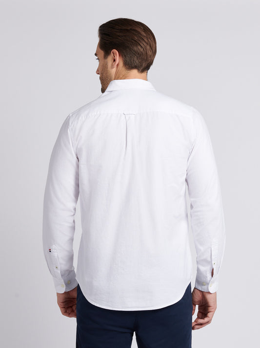 Mens Chuck Oxford Shirt in Bright White