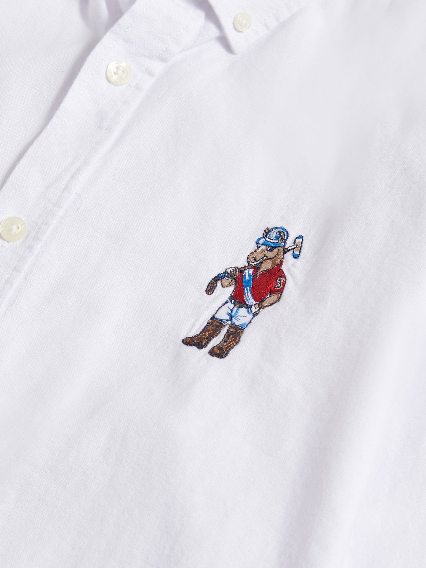 Mens Chuck Oxford Shirt in Bright White