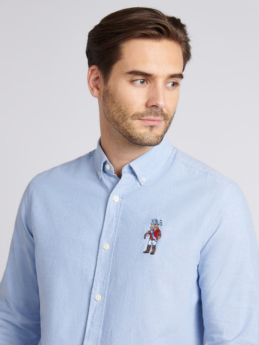 Mens Chuck Oxford Shirt in Blue Yonder