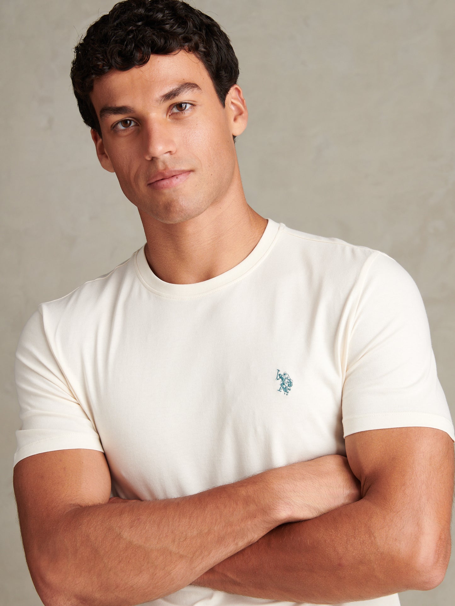 Mens U.S. Open Polo Championship Graphic T-Shirt Whisper White