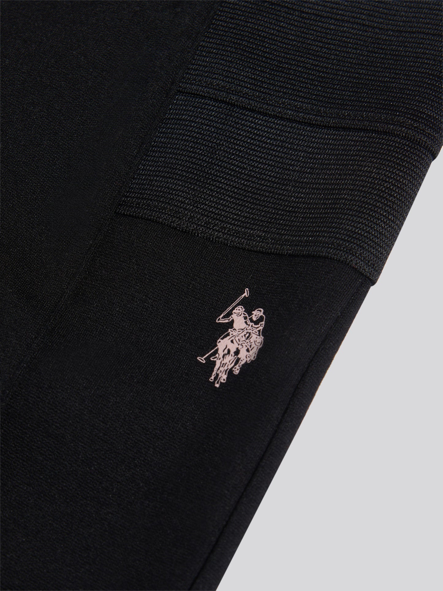 Girls Elastic Waistband Leggings in Black