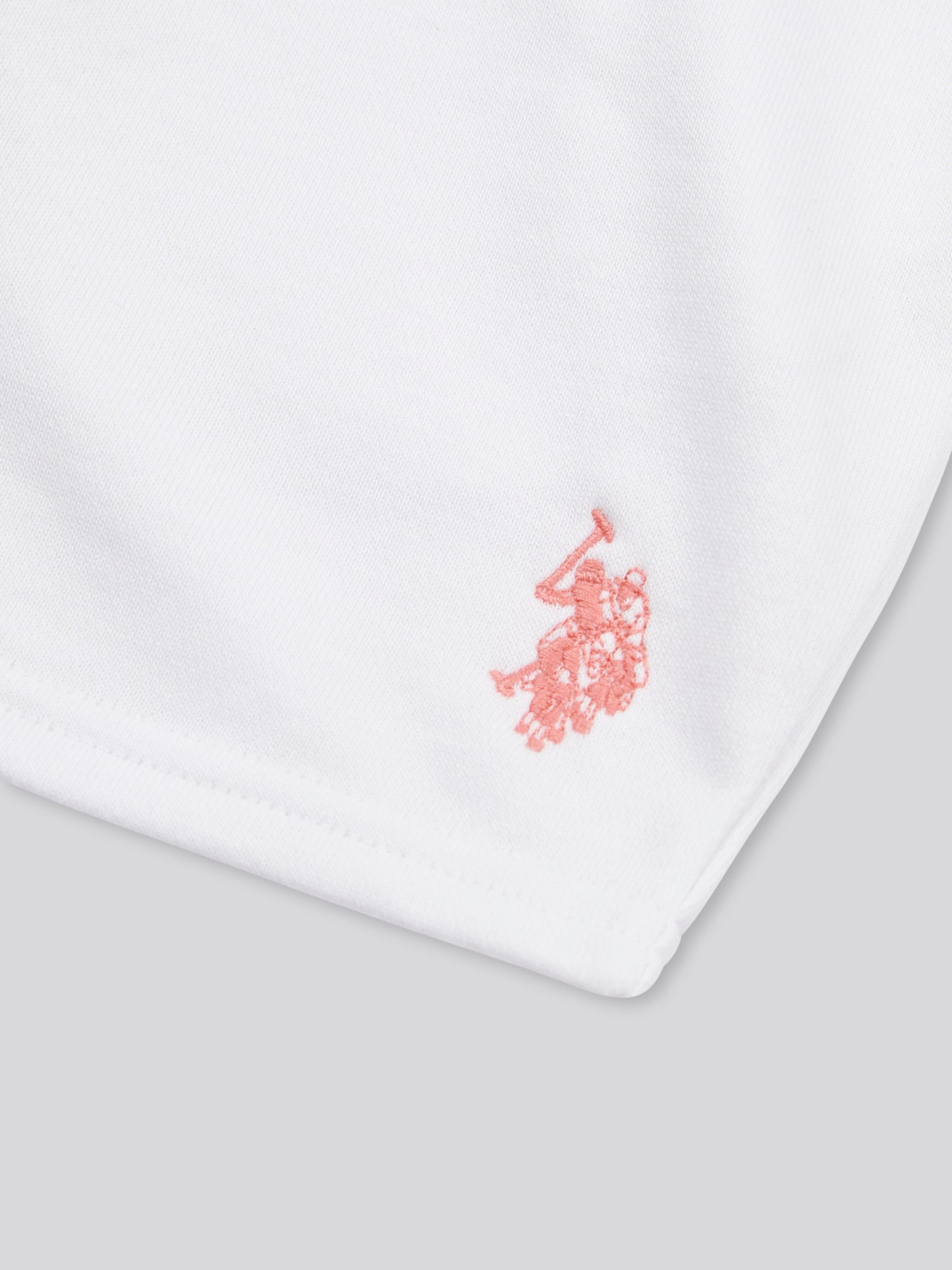 Girls Stripe T-Shirt & Short Set in Bright White