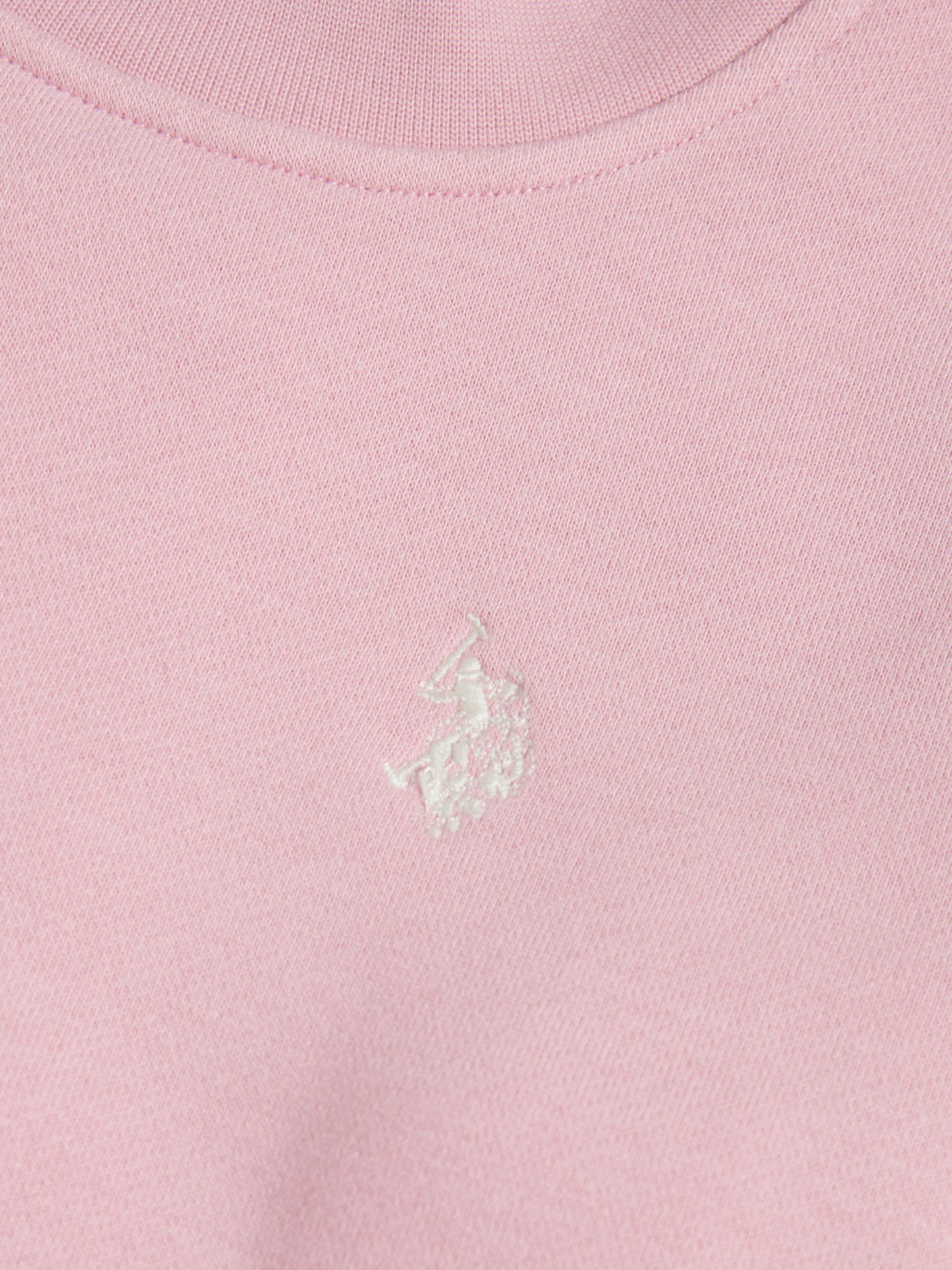 Girls Double Horsemen Crew Sweatshirt Pink Nectar
