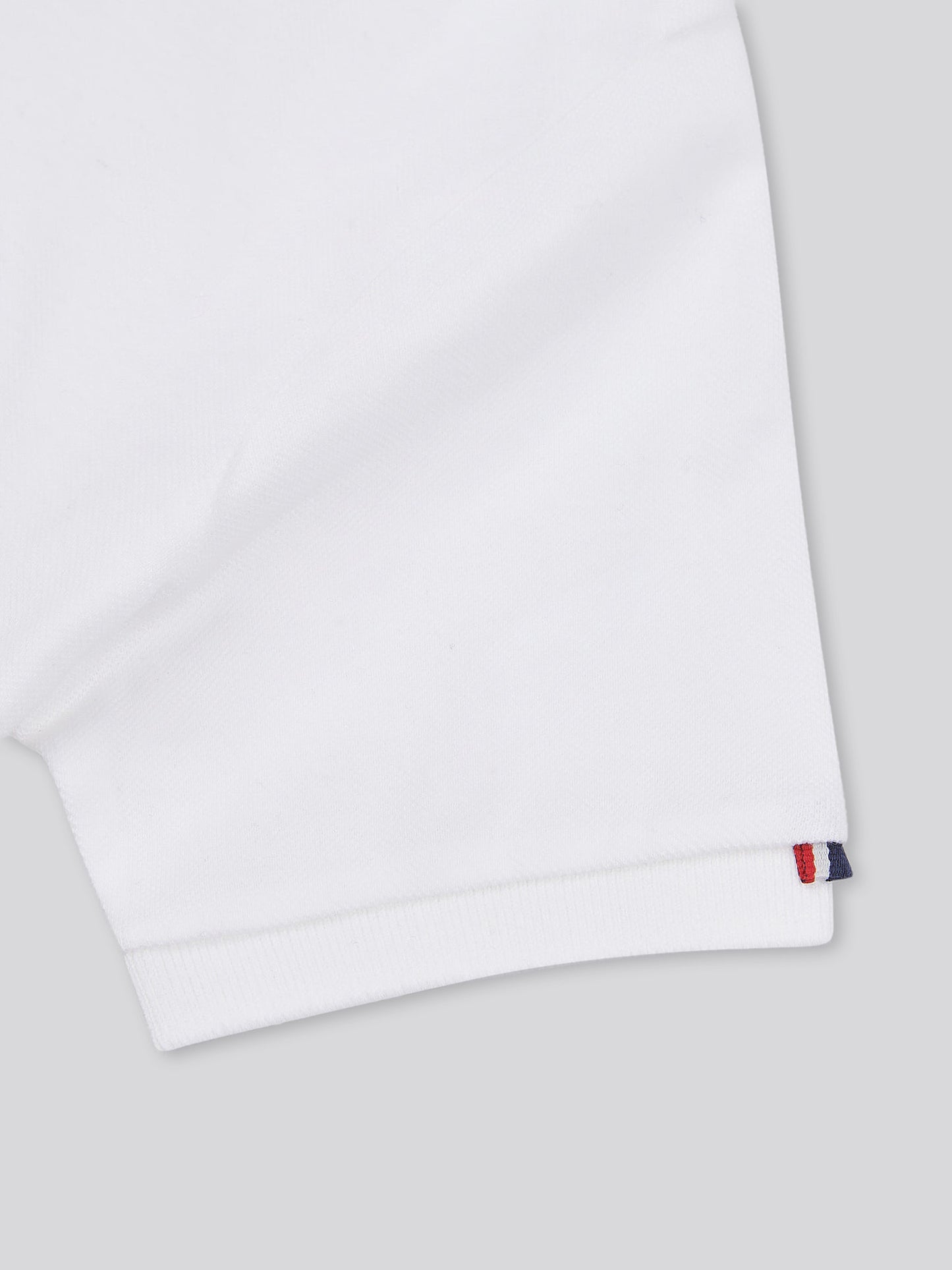 Boys Double Horsemen Polo Shirt in White / Dark Sapphire Navy DHM