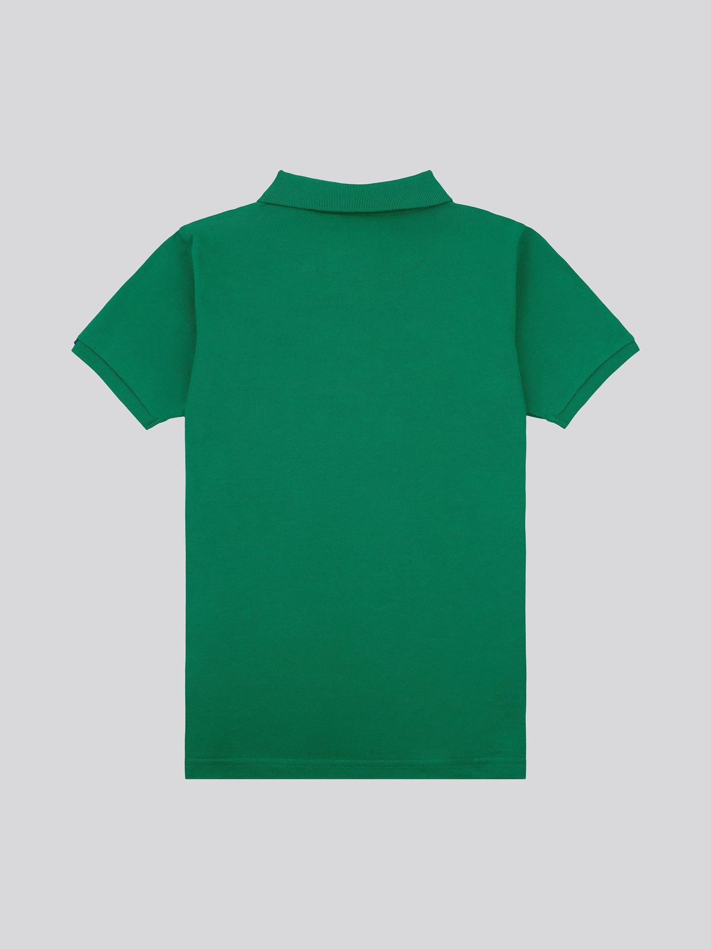 Boys Double Horsemen Polo Shirt in Lush Meadow