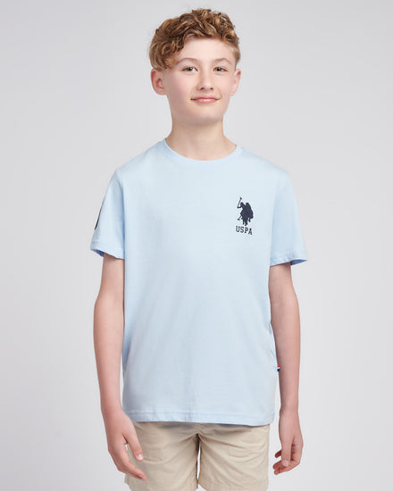 Boys Player 3 T-Shirt in Chambray Blue