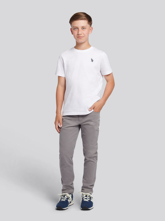 Boys Core 5 Pocket Trouser in December Sky