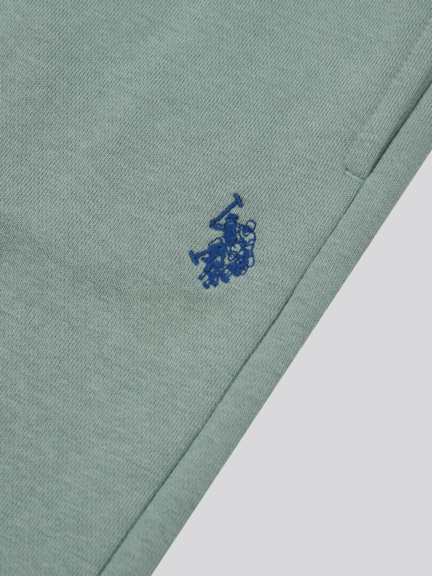Boys Double Horsemen Crew & Jogger Set in Chinois Green