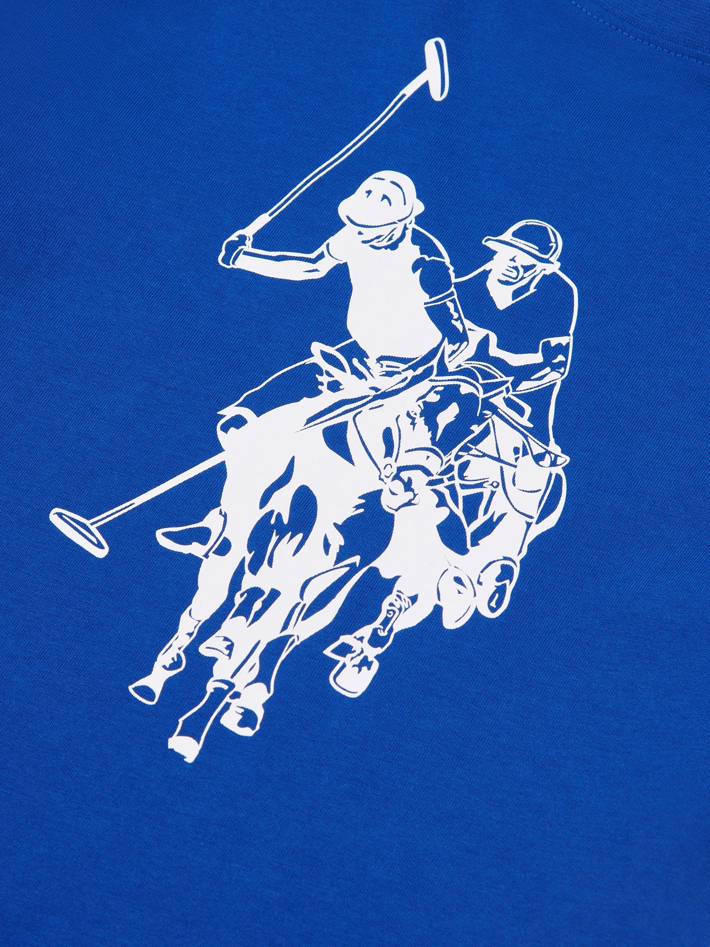 Boys Double Horsemen Graphic T-Shirt in Sodalite Blue
