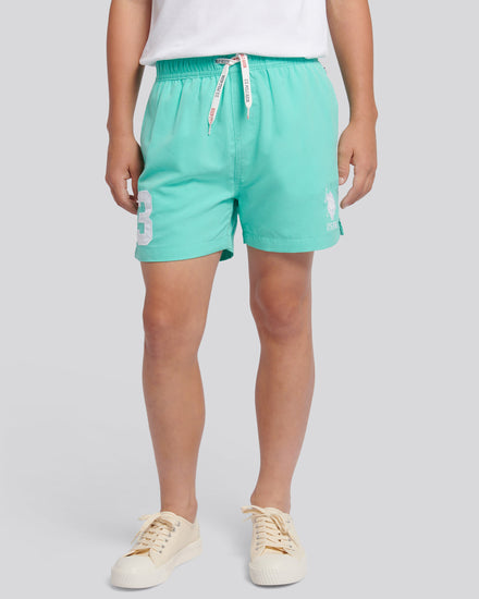 Boys Player 3 Swim Short in Pool Blue