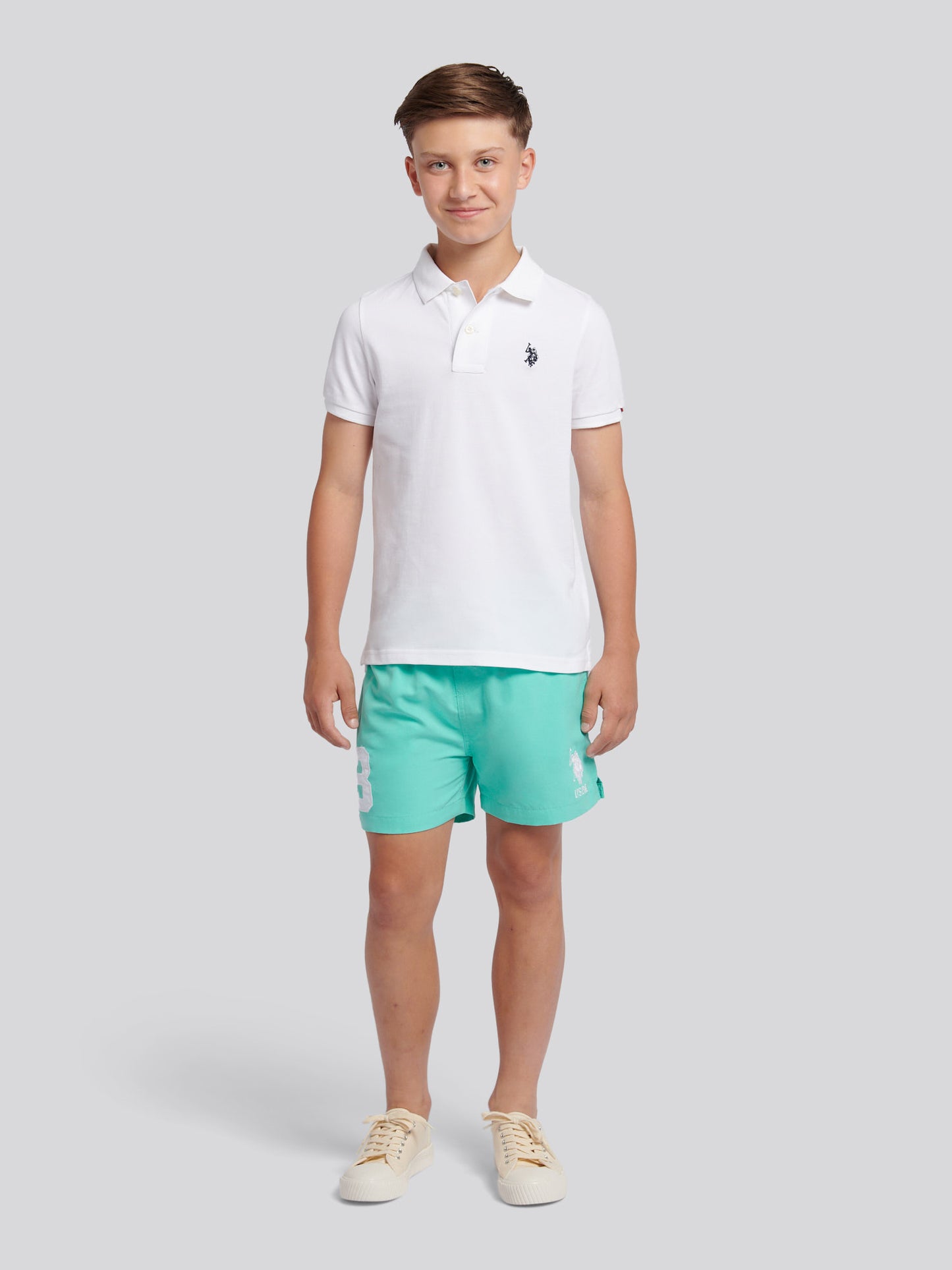 Boys Player 3 Swim Short in Pool Blue