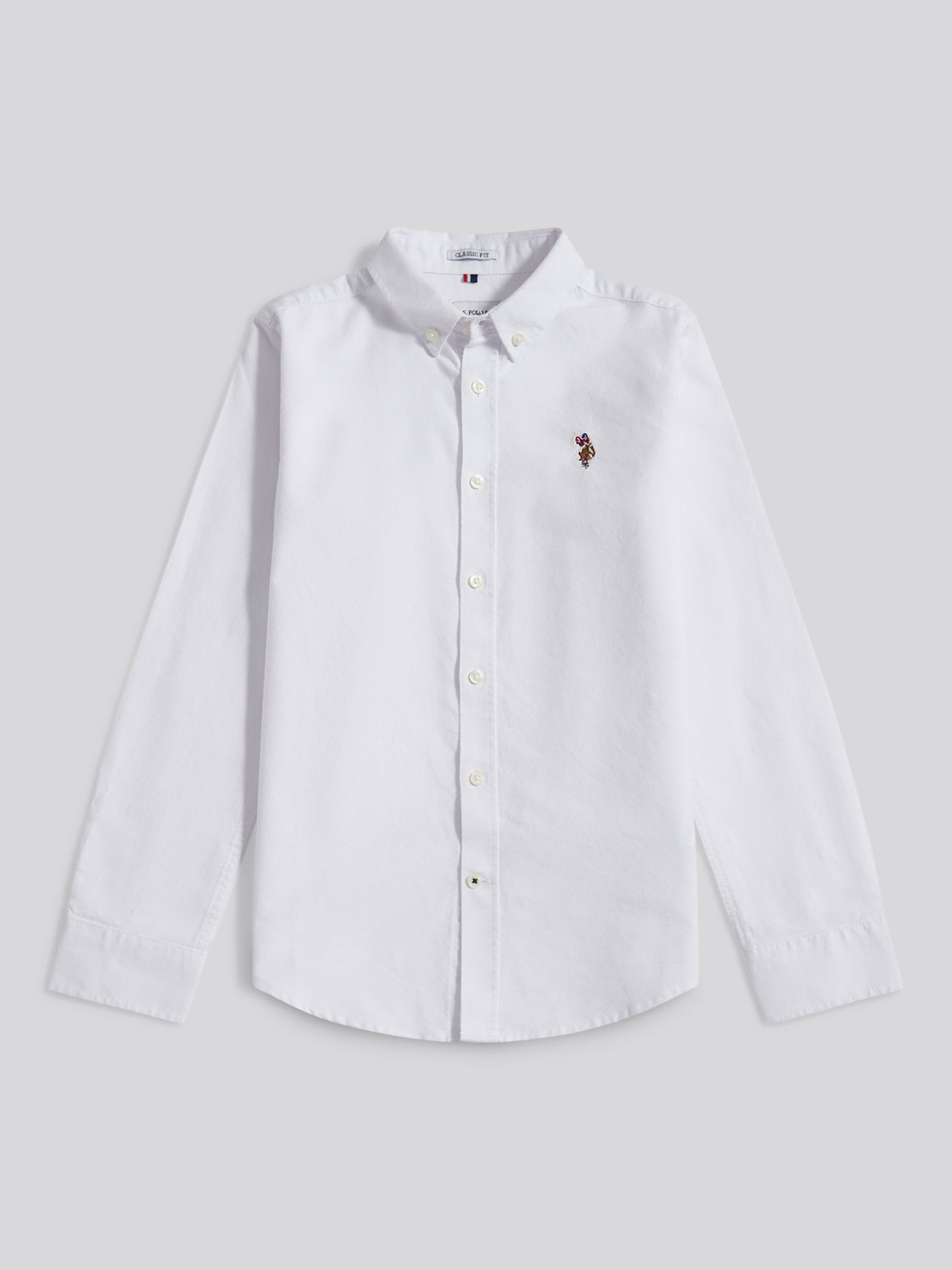 Boys Oxford Shirt in Bright White