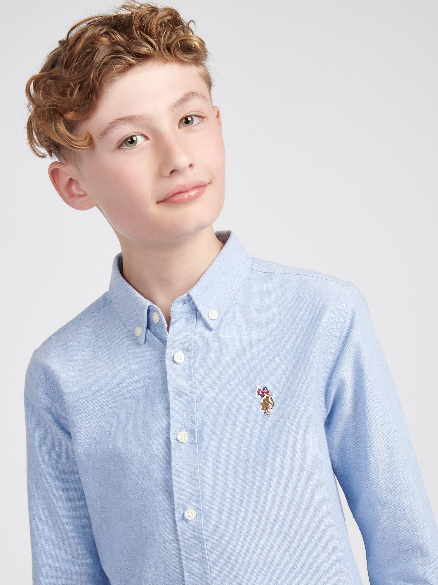 Boys Oxford Shirt in Blue Yonder