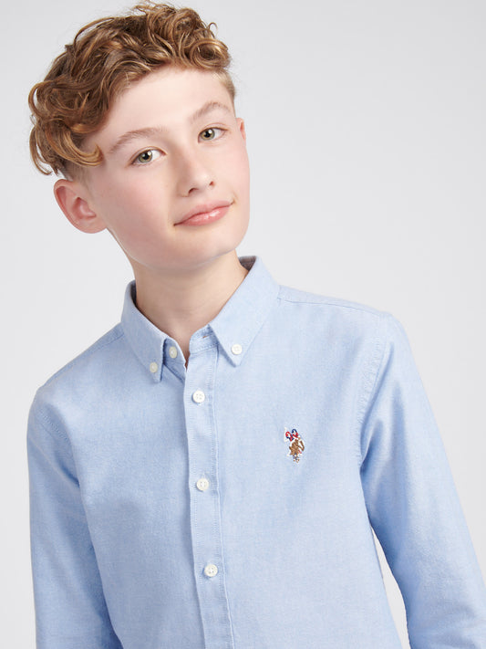 Boys Oxford Shirt in Blue Yonder